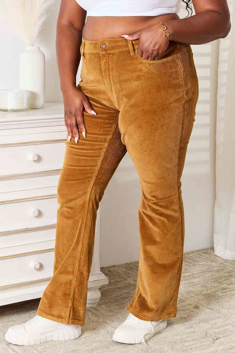 Judy Blue Full Size Mid Rise Corduroy Pants | Women’s pants