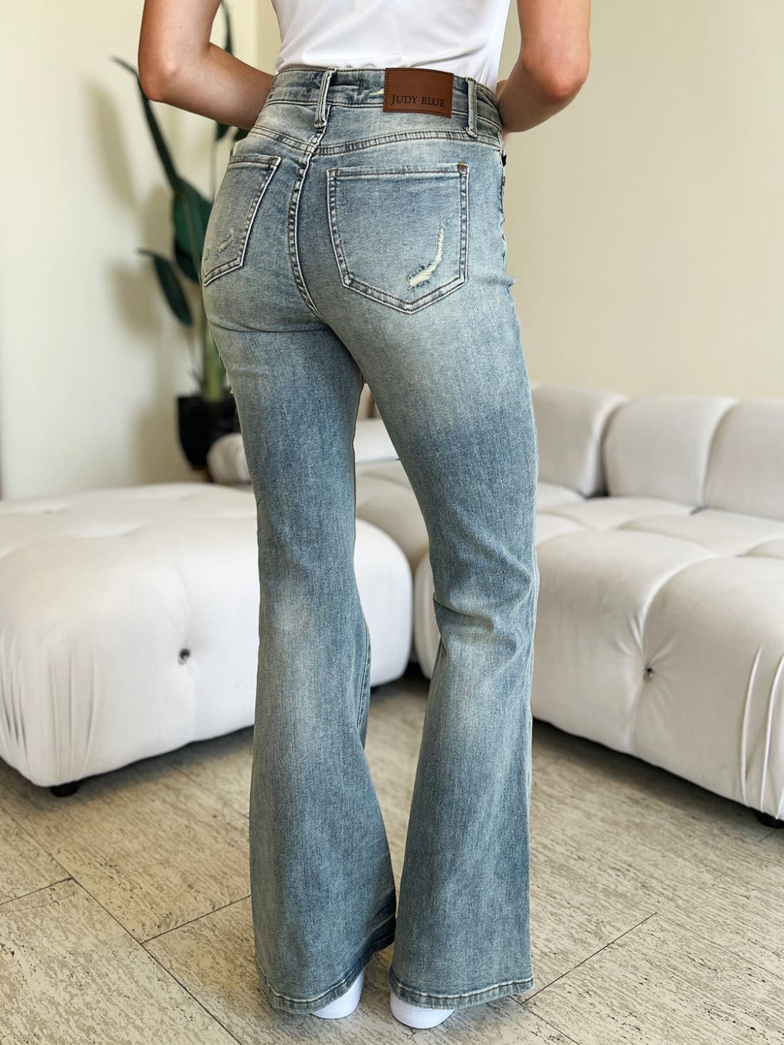 Judy Blue Full Size Mid Rise Flare Jeans | Women’s Jeans