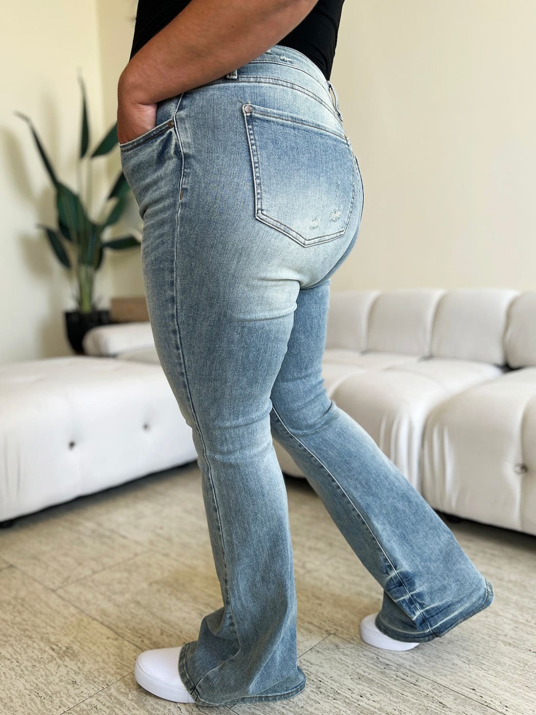 Judy Blue Full Size Mid Rise Flare Jeans | Women’s Jeans