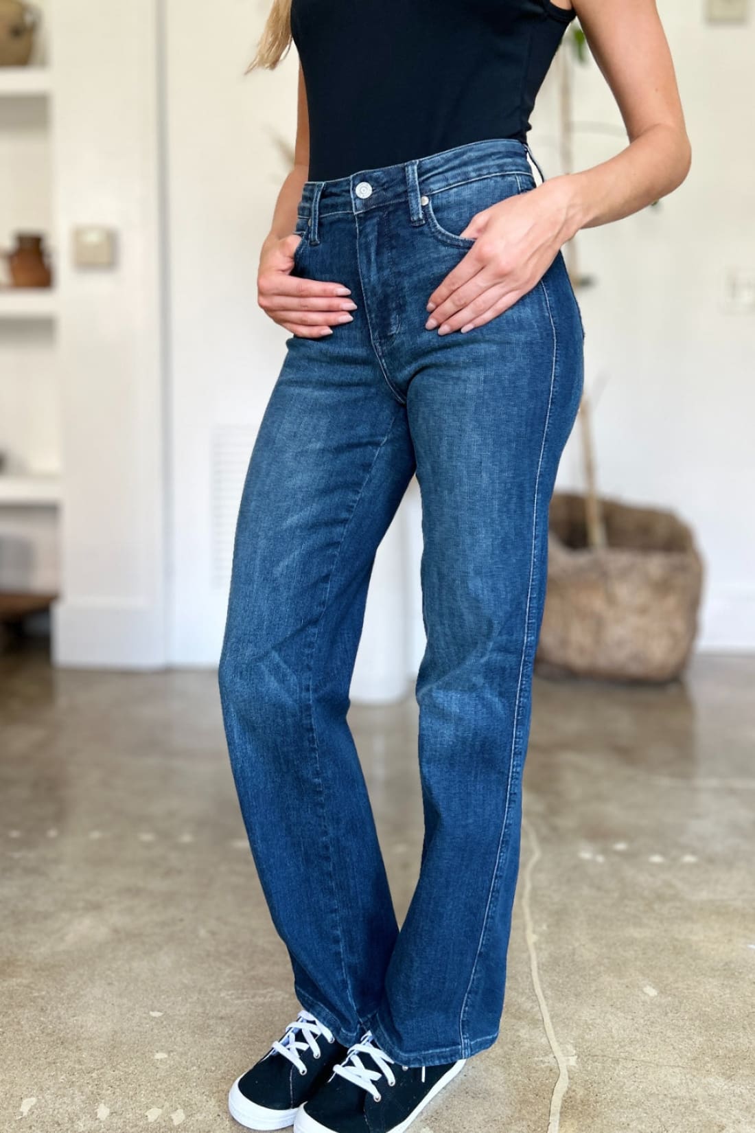 Judy Blue Tummy Control Straight Jeans | Women’s Jeans