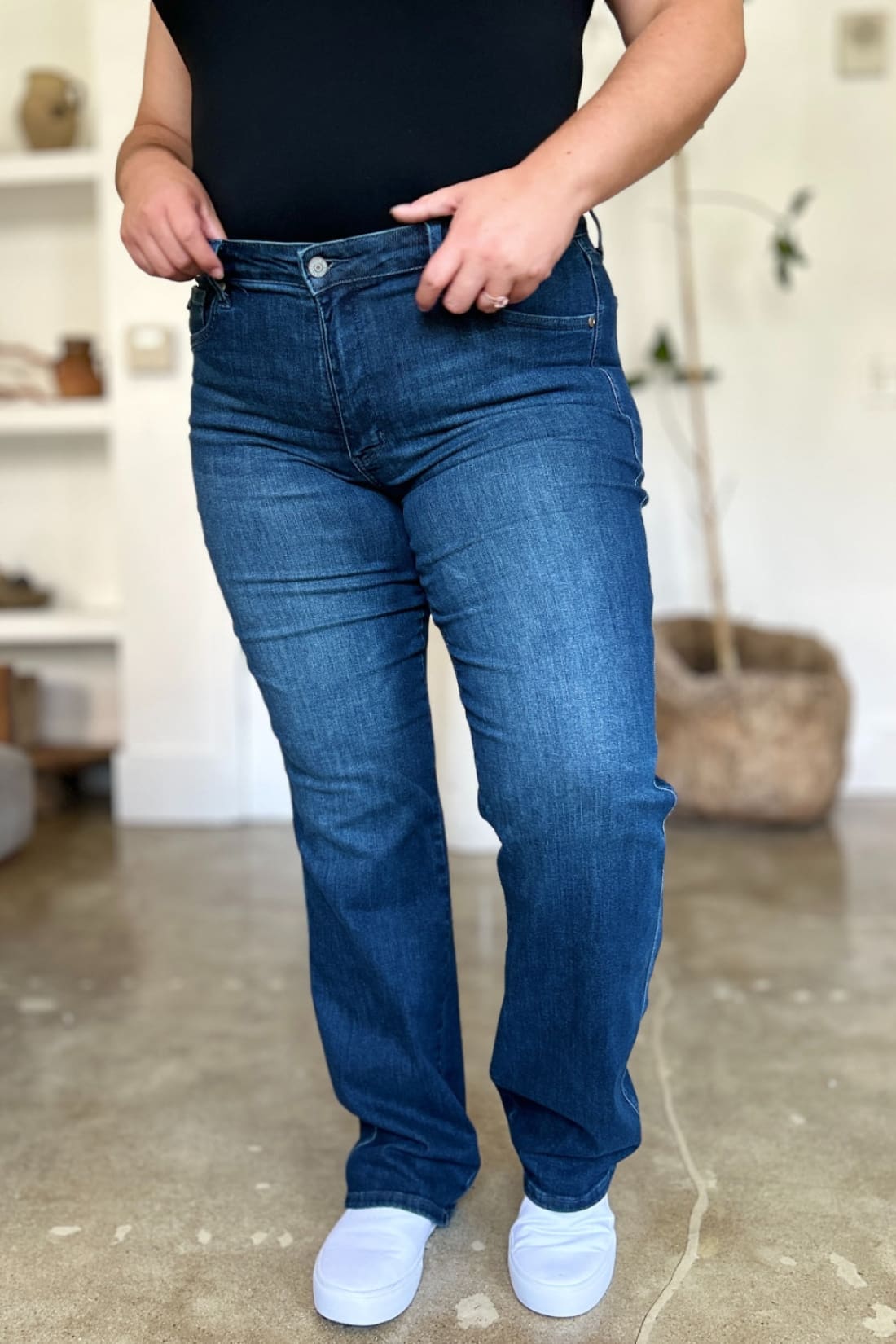 Judy Blue Tummy Control Straight Jeans | Women’s Jeans