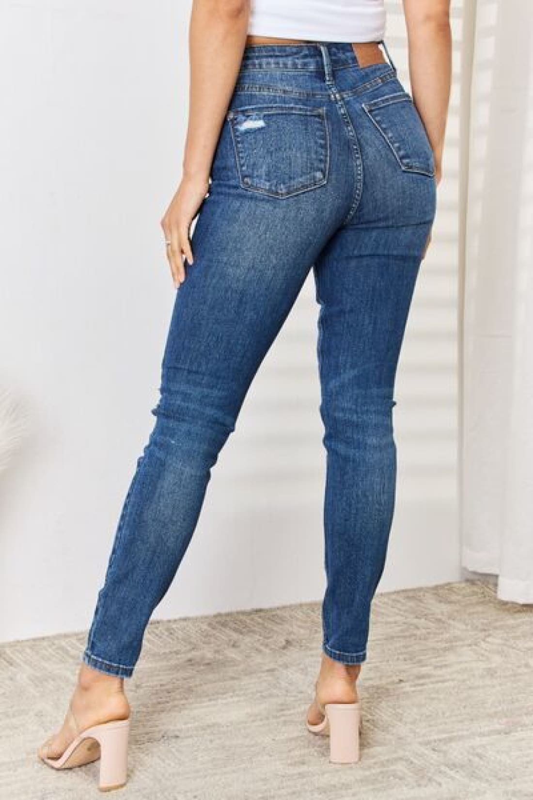 Judy Blue High Waist Distressed Slim Jeans | Women’s Jeans