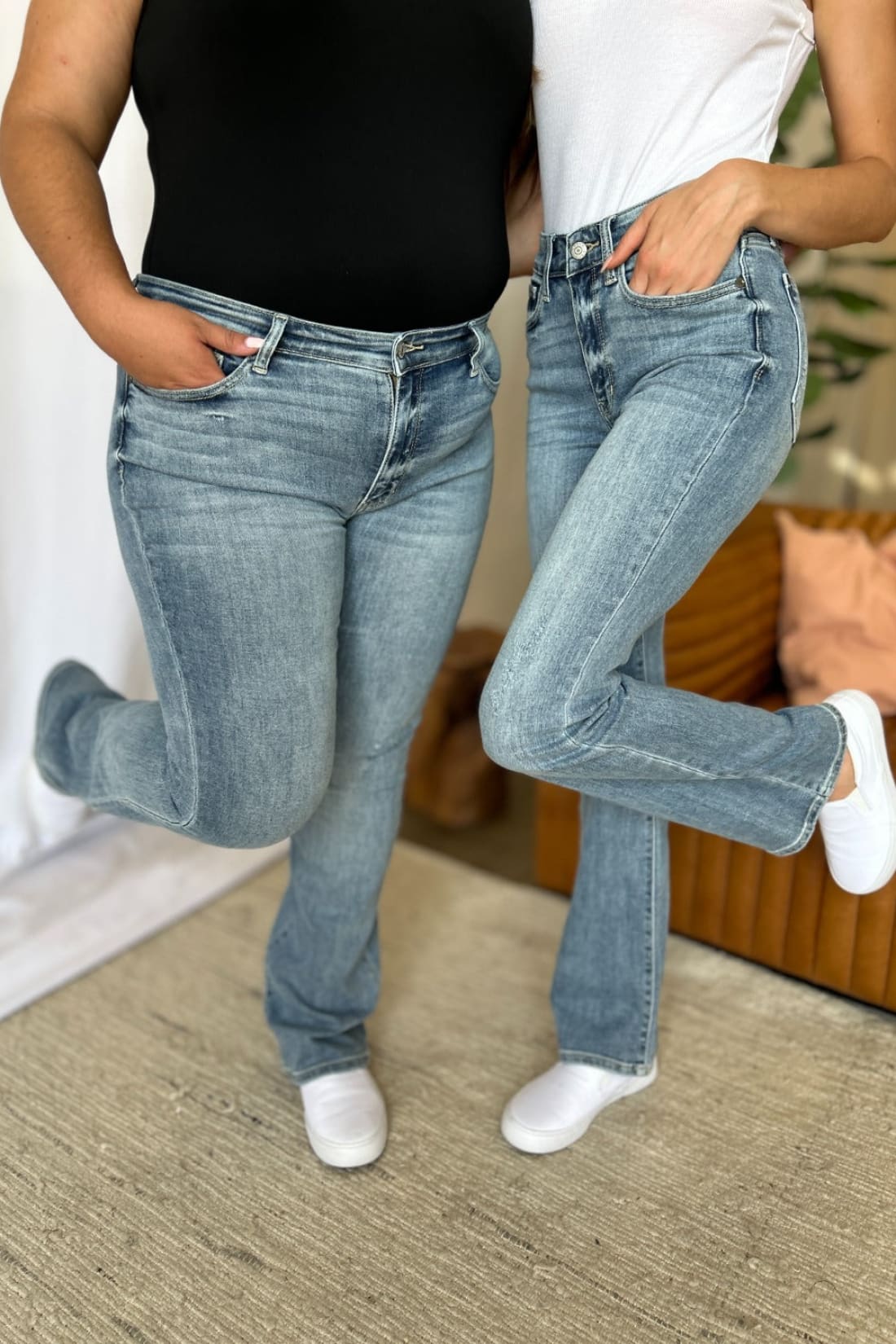 Judy Blue Mid Rise Bootcut Jeans | Women’s Jeans