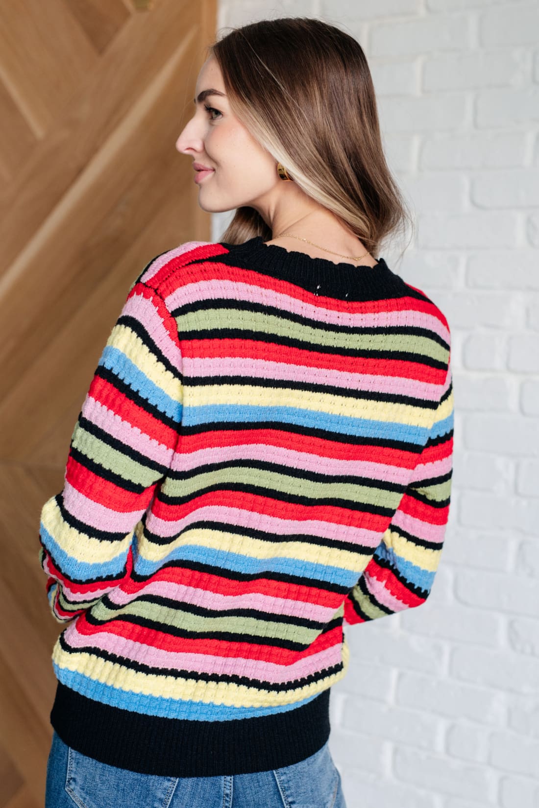 Keep Dreaming Striped Sweater | Sweaters & Cardigans