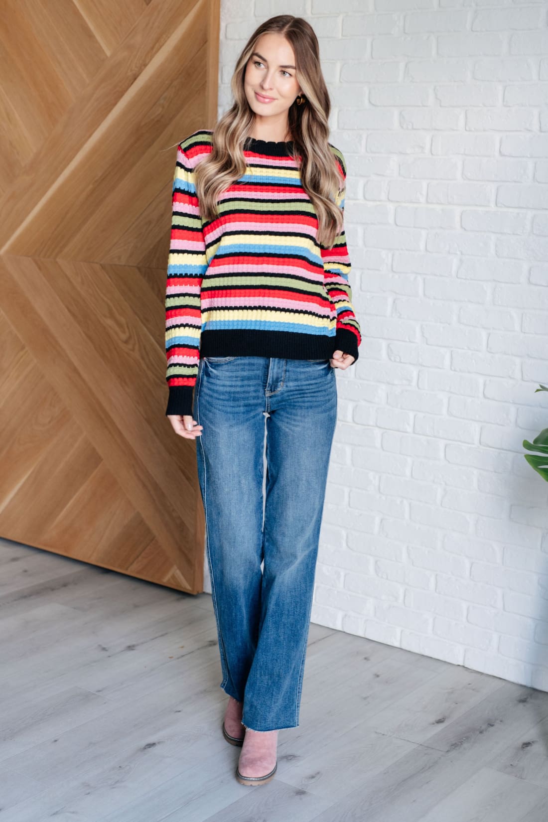 Keep Dreaming Striped Sweater | Sweaters & Cardigans