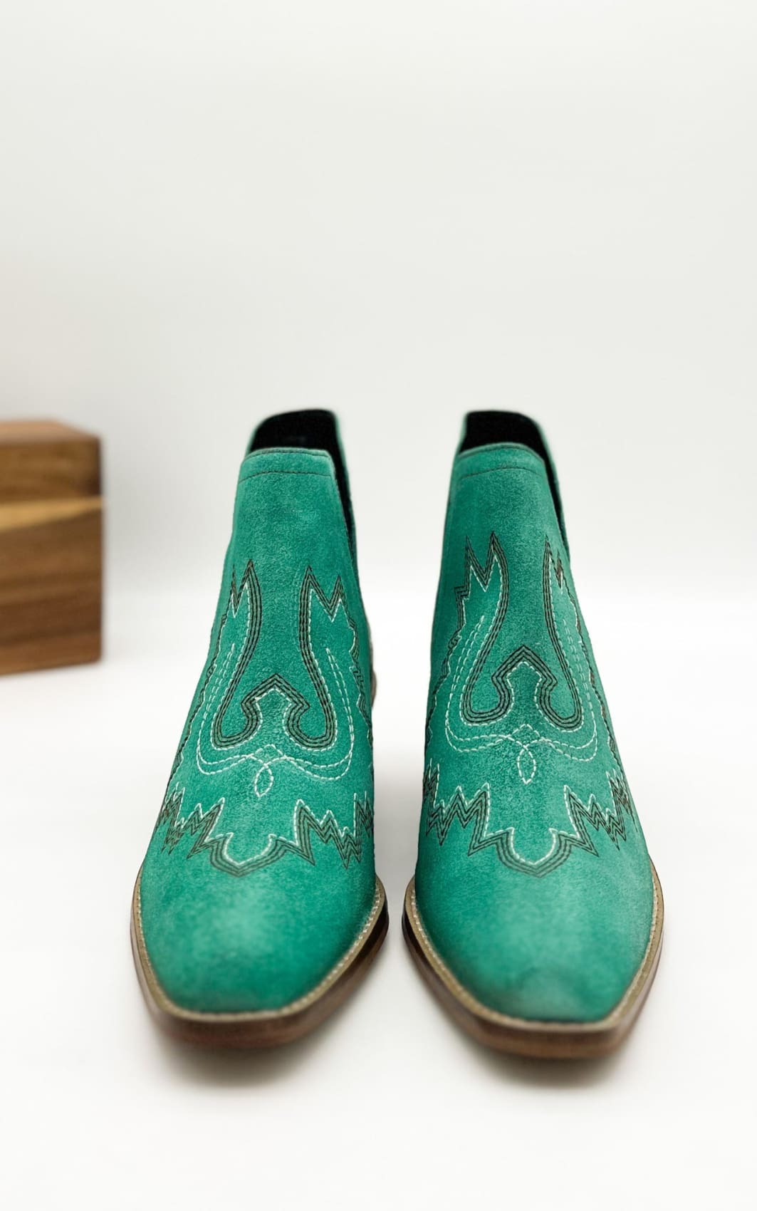 Kickin’ Booties in Turquoise Suede | boots