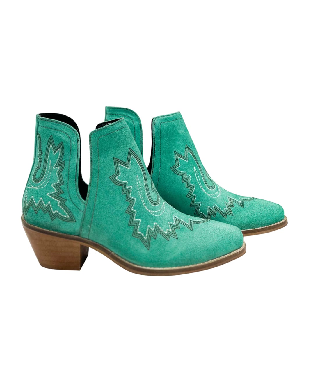 Kickin’ Booties in Turquoise Suede | boots