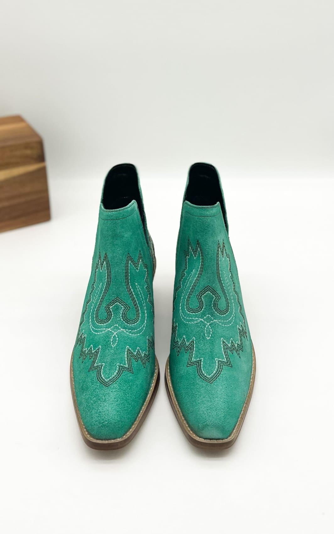 Kickin’ Booties in Turquoise Suede | boots