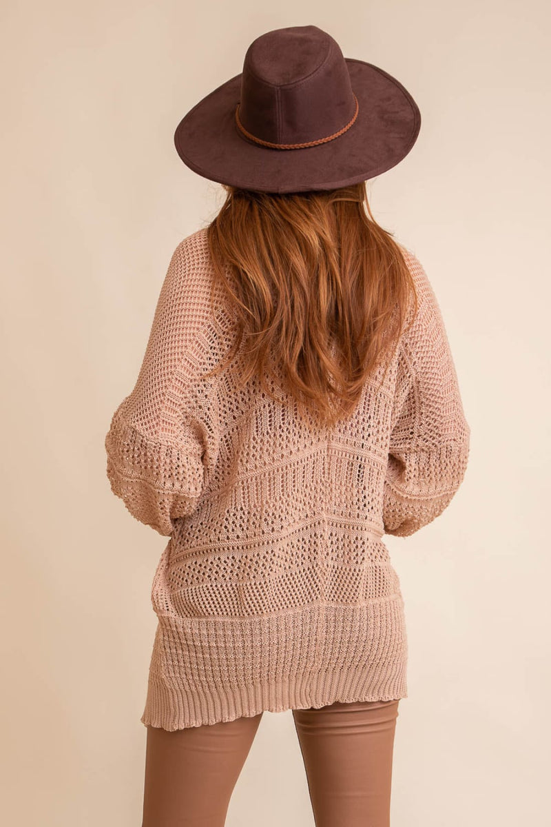 Knit Netted Cardigan ❤️ | Ponchos