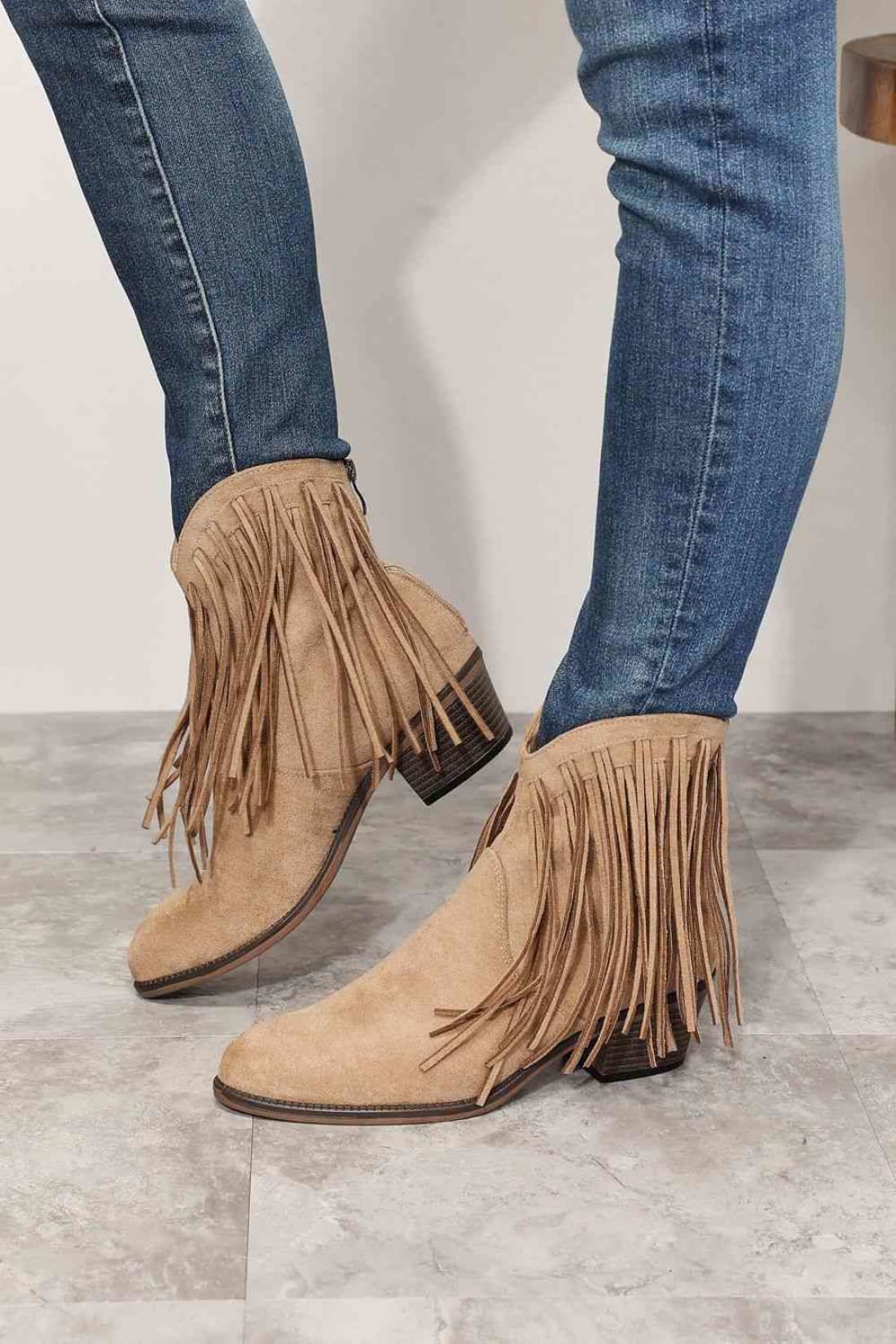 Legend Women’s Fringe Cowboy Western Ankle Boots