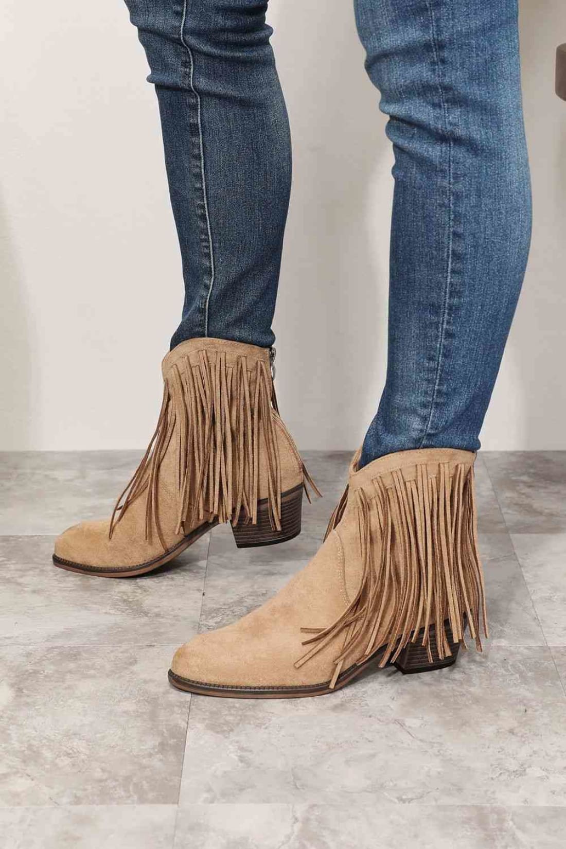 Legend Women’s Fringe Cowboy Western Ankle Boots