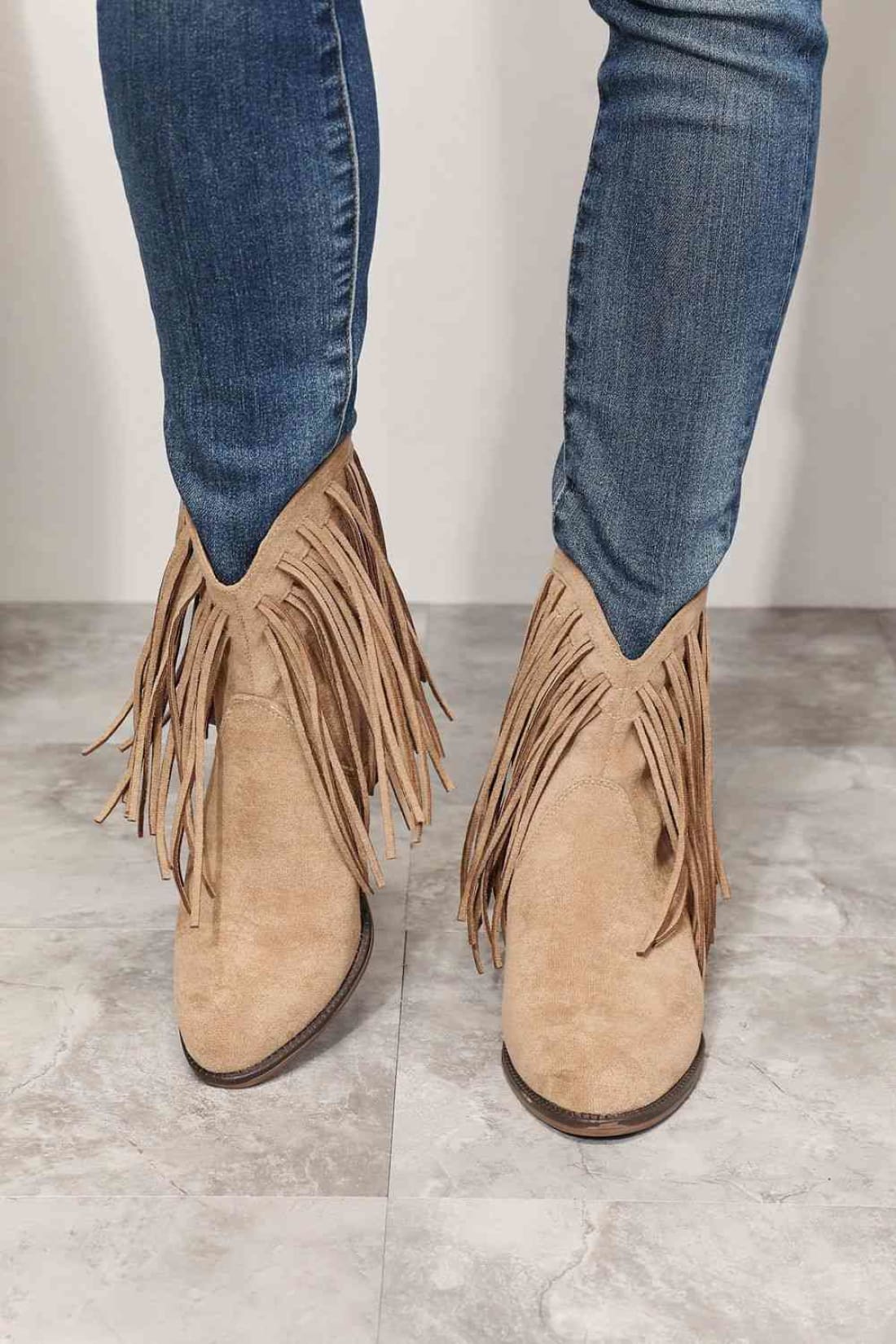 Legend Women’s Fringe Cowboy Western Ankle Boots