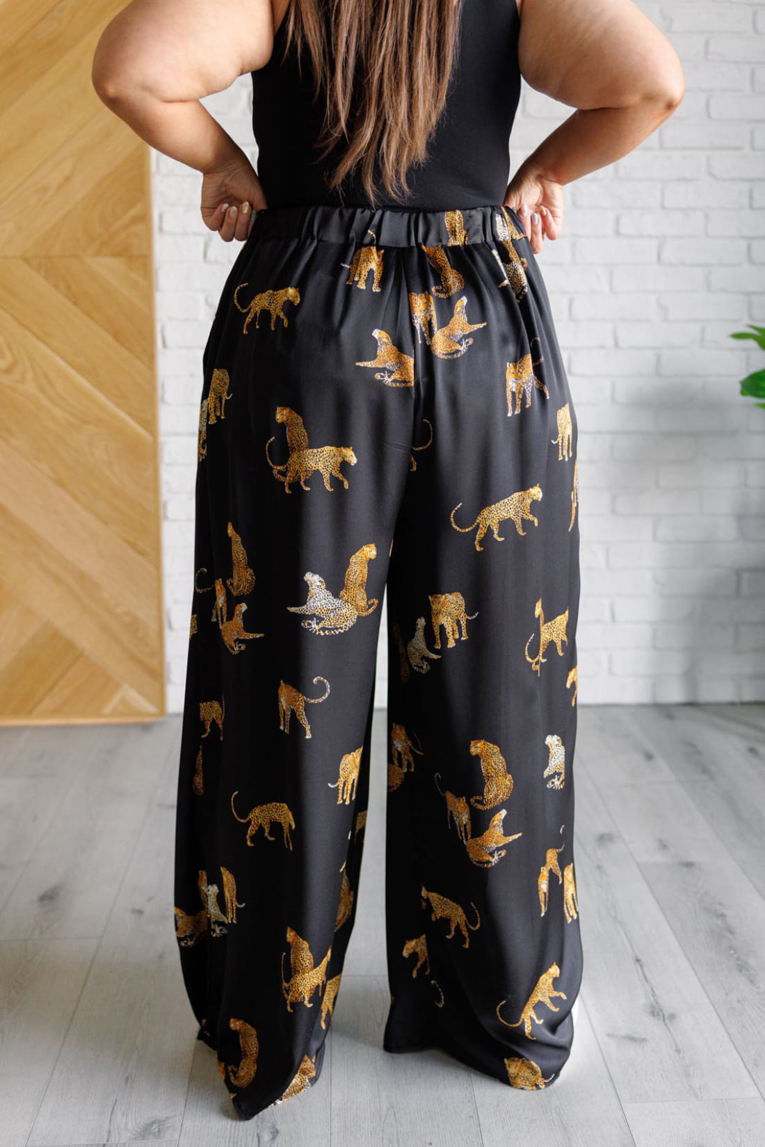 Legendary in Leopard Satin Wide Leg Pants | Pants