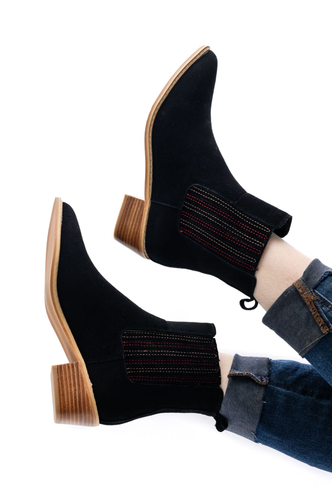 Leonor Suede Ankle Boot in Black | Shoes