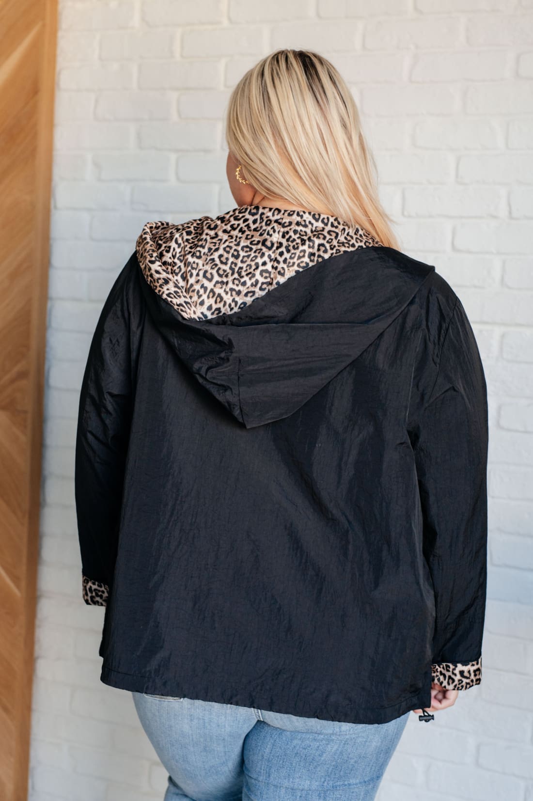 Let’s Get Wild Hooded Leopard Print Windbreaker Jacket | Jackets & Coats