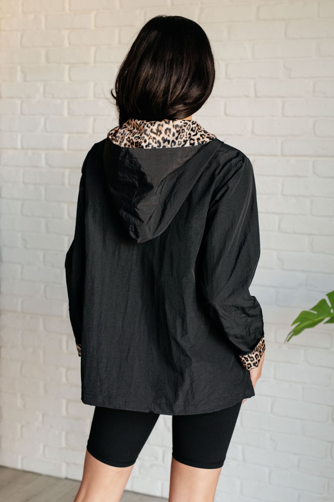 Let’s Get Wild Hooded Leopard Print Windbreaker Jacket | Jackets & Coats