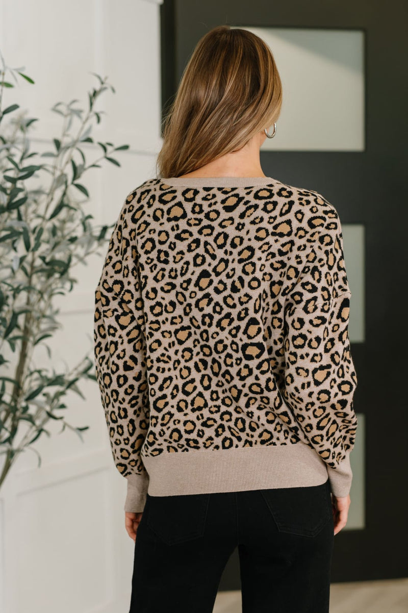 Lil’ Sass Never Hurt Leopard Print Pullover