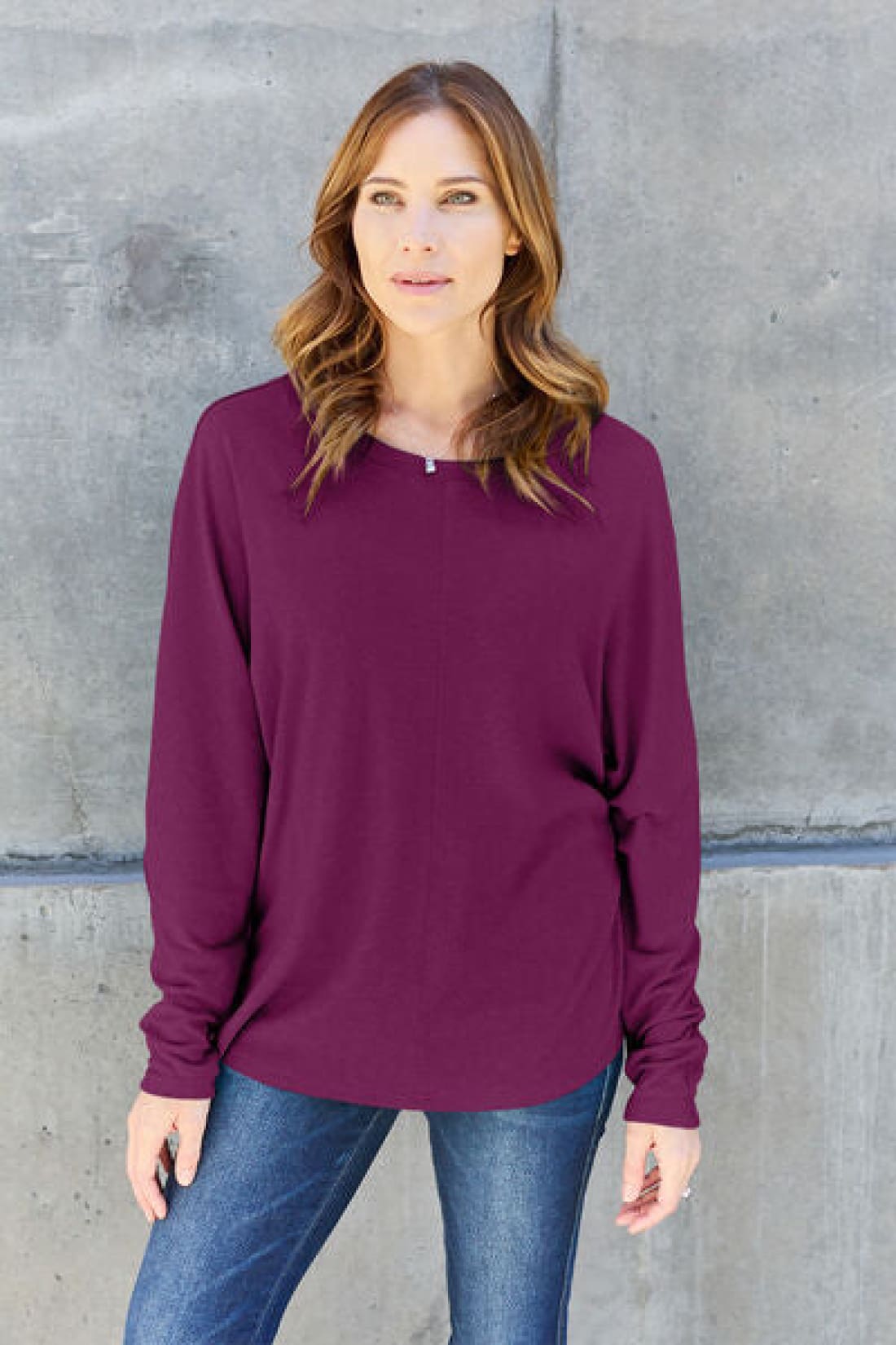 Long Sleeve Oversized Layering Tee | Long Sleeve Tops