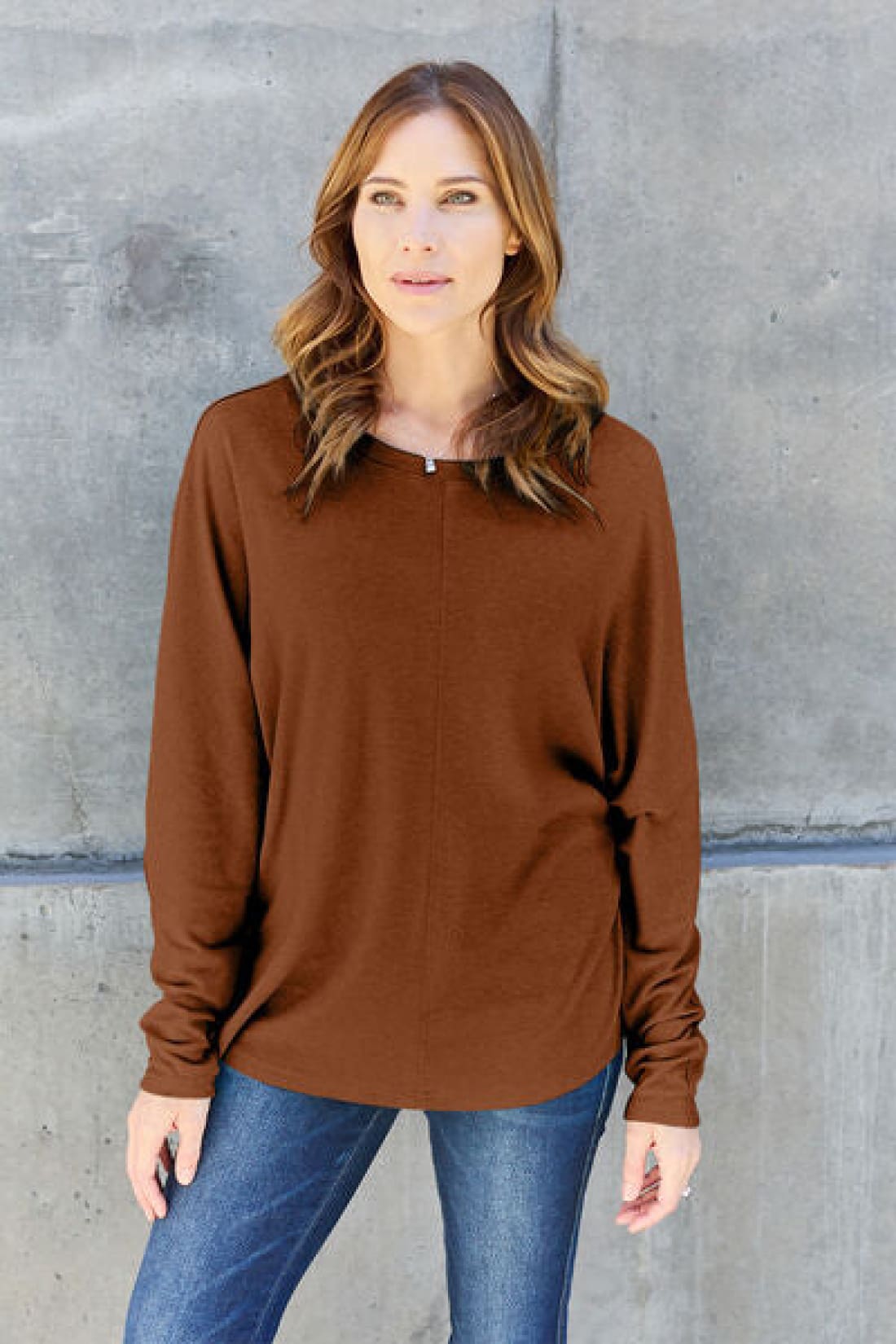 Long Sleeve Oversized Layering Tee | Long Sleeve Tops