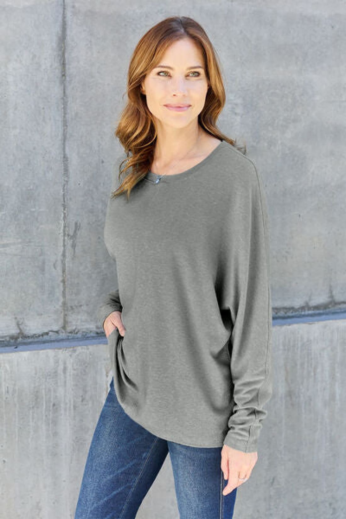 Long Sleeve Oversized Layering Tee | Long Sleeve Tops