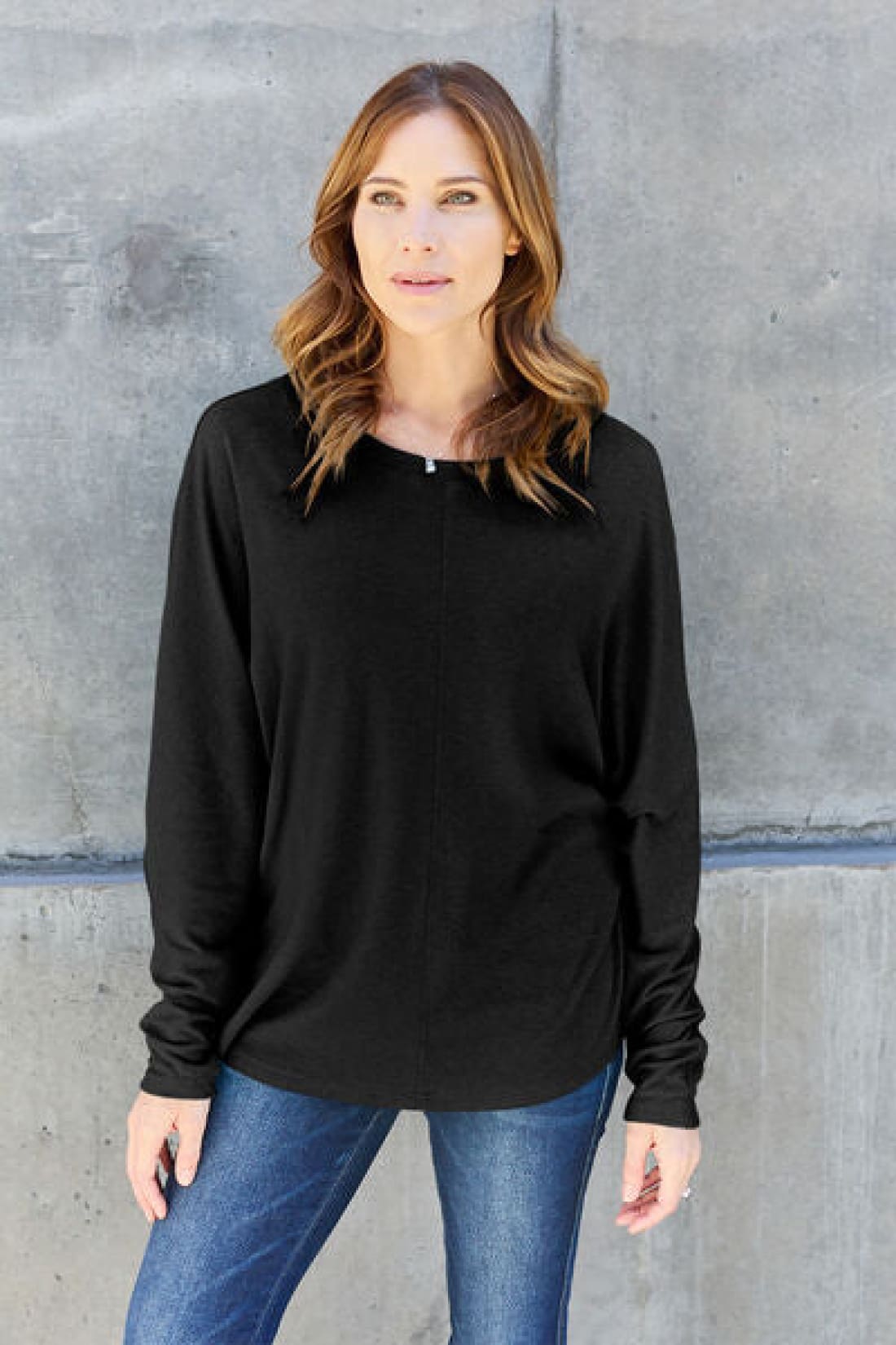 Long Sleeve Oversized Layering Tee | Long Sleeve Tops