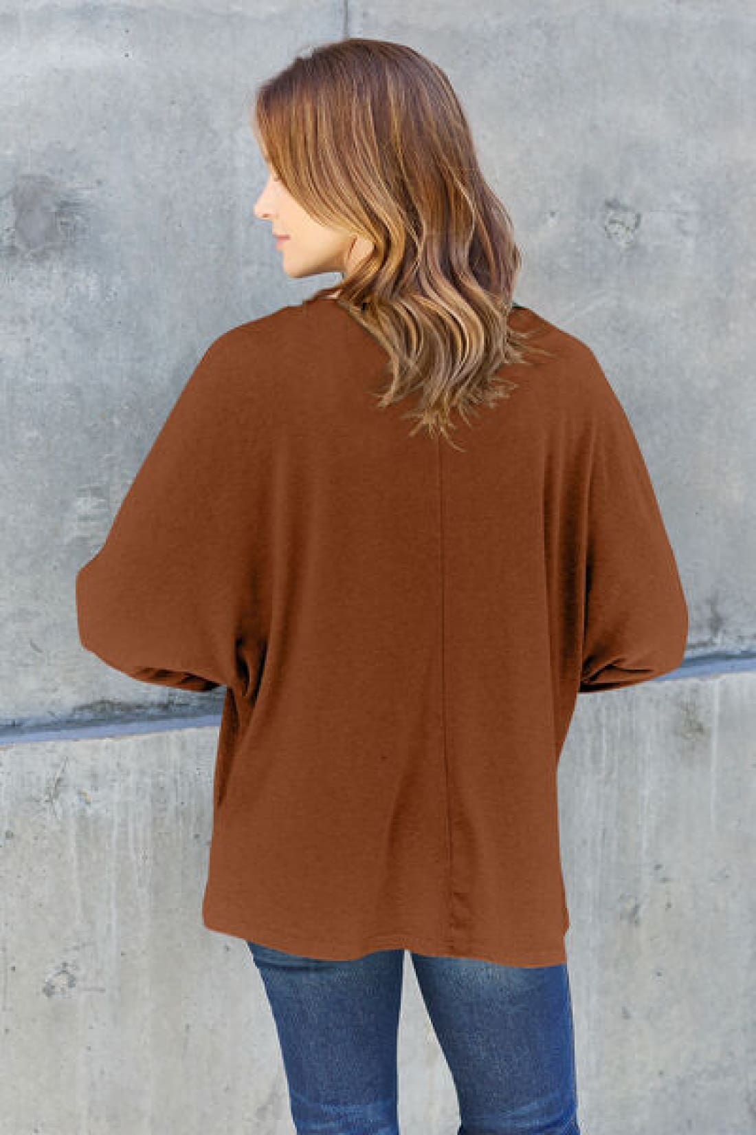 Long Sleeve Oversized Layering Tee | Long Sleeve Tops