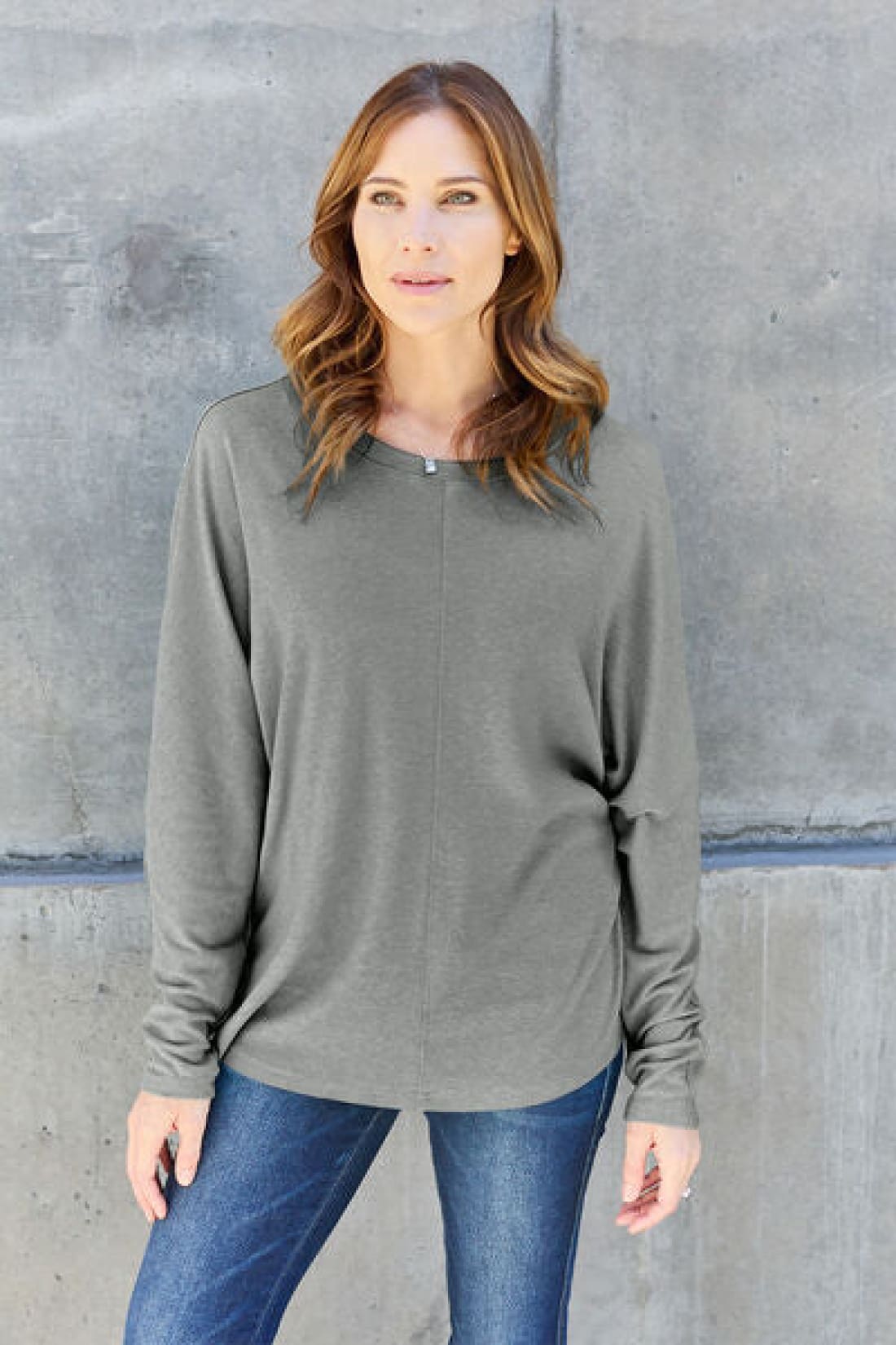 Long Sleeve Oversized Layering Tee | Long Sleeve Tops