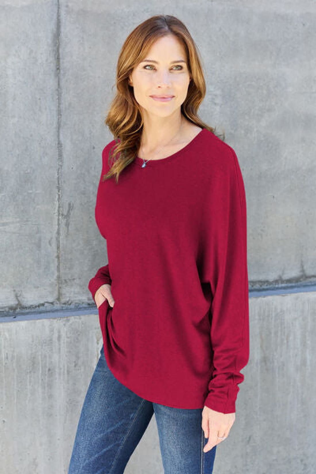 Long Sleeve Oversized Layering Tee | Long Sleeve Tops