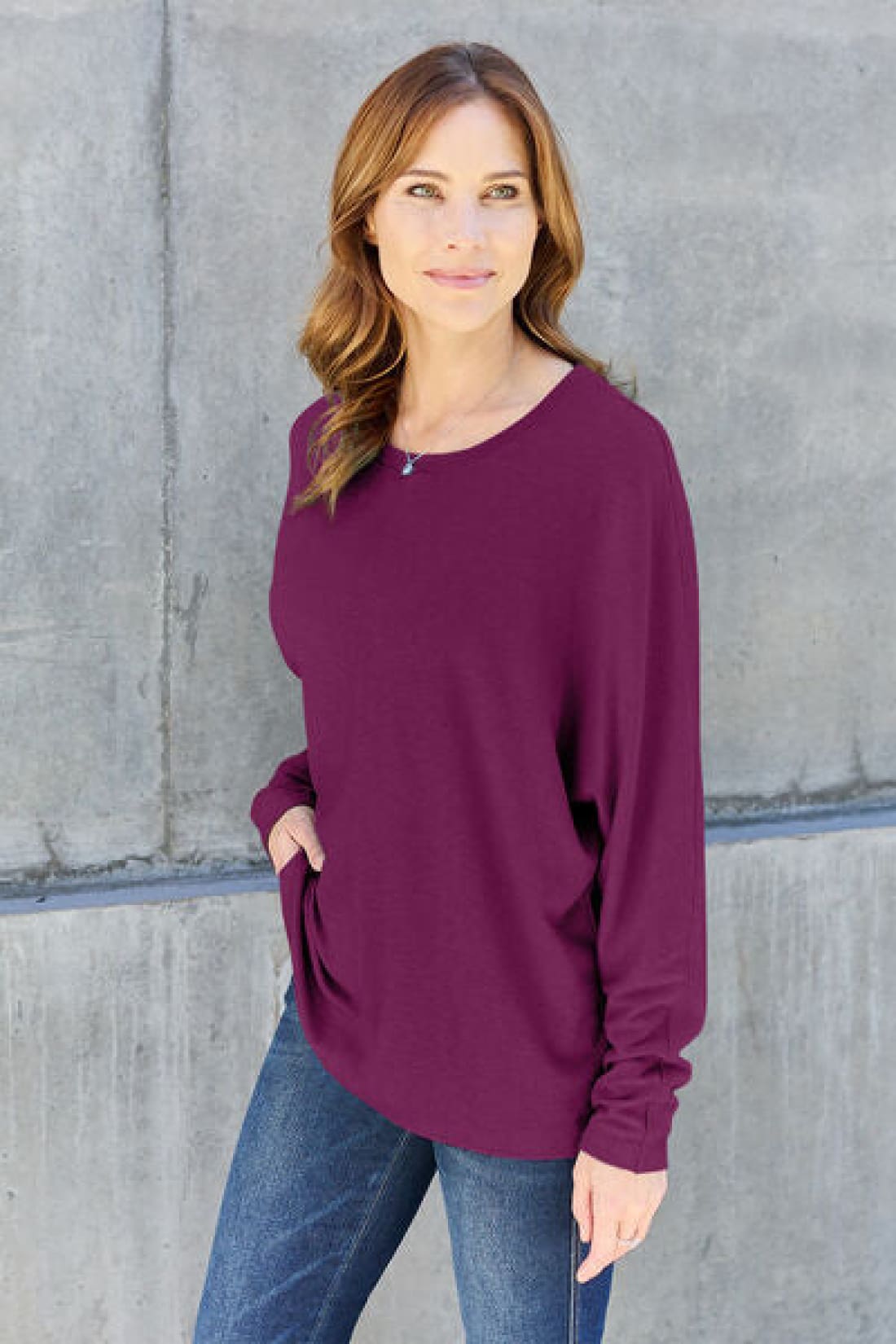 Long Sleeve Oversized Layering Tee | Long Sleeve Tops