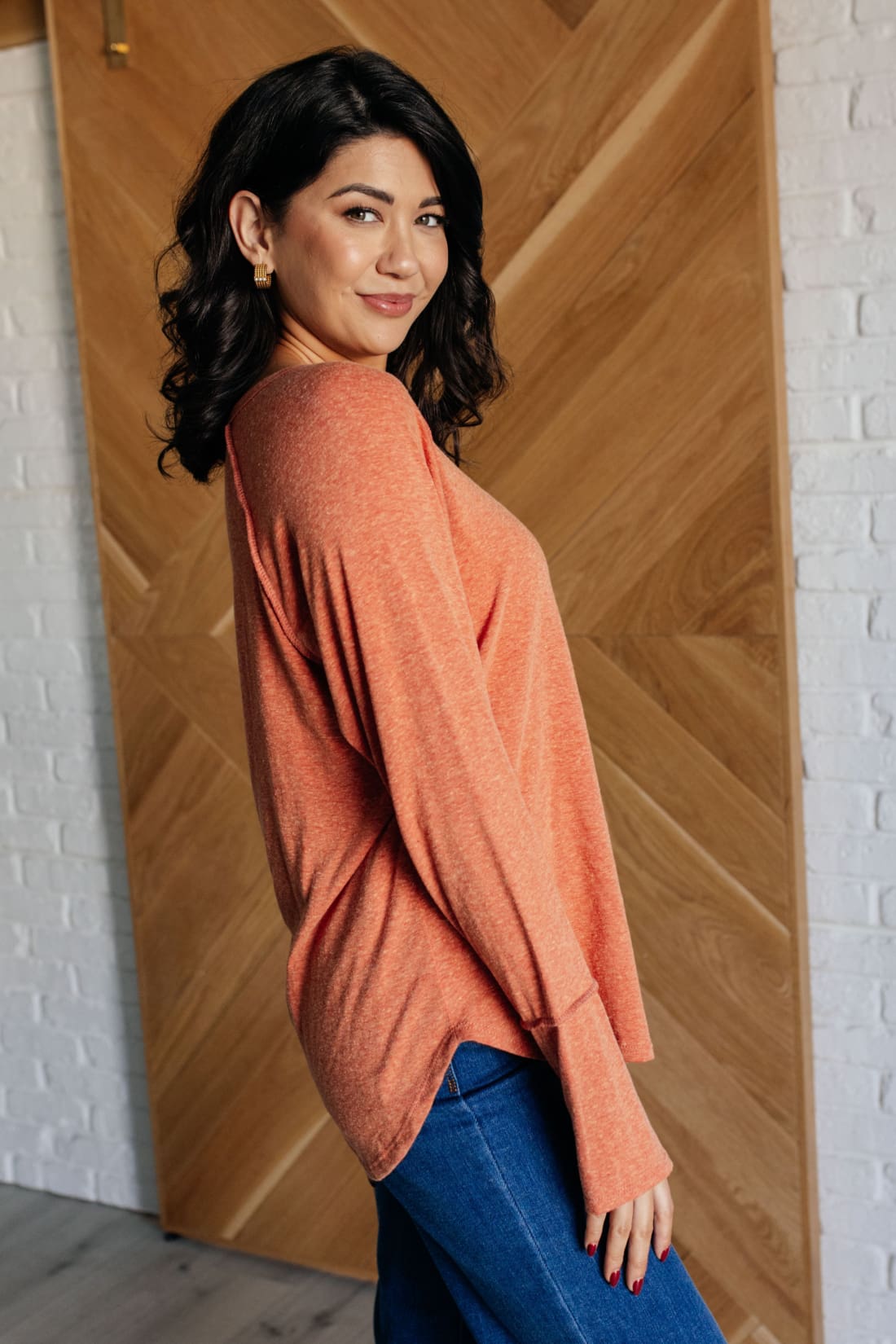 Long Sleeve Thumbhole Top | Long Sleeve Tops