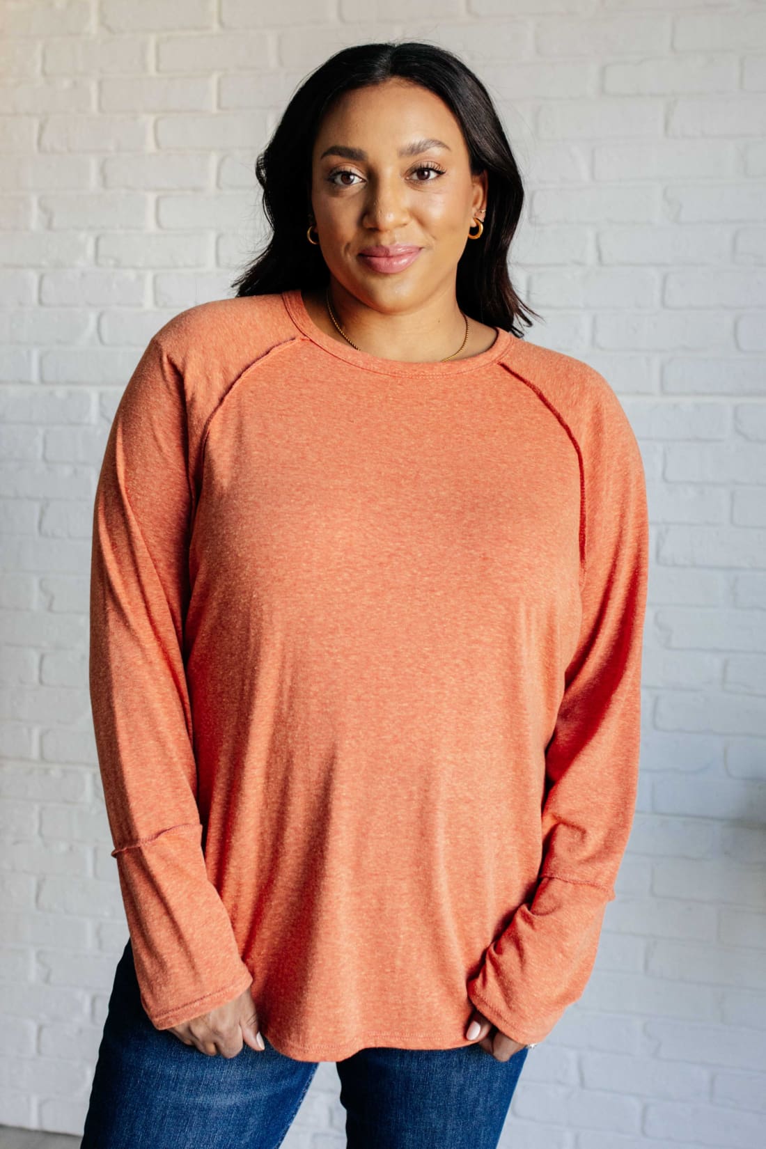 Long Sleeve Thumbhole Top | Long Sleeve Tops