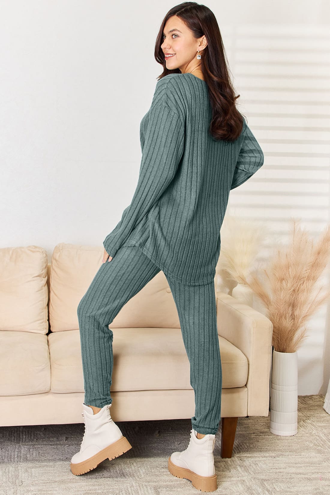 Long Sleeve Top and Pants Set