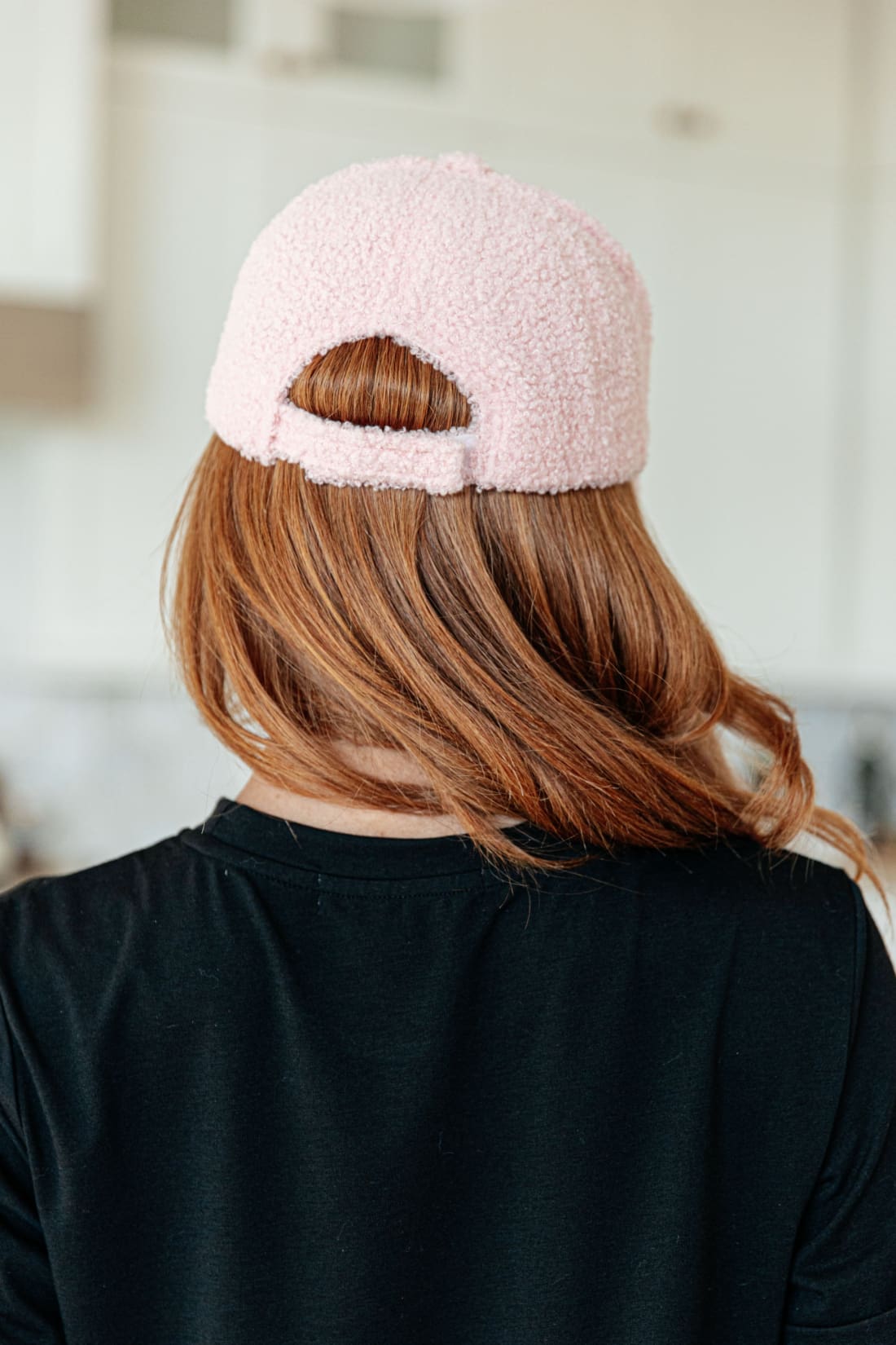 Lyla Sherpa Ball Cap in Pink | hat