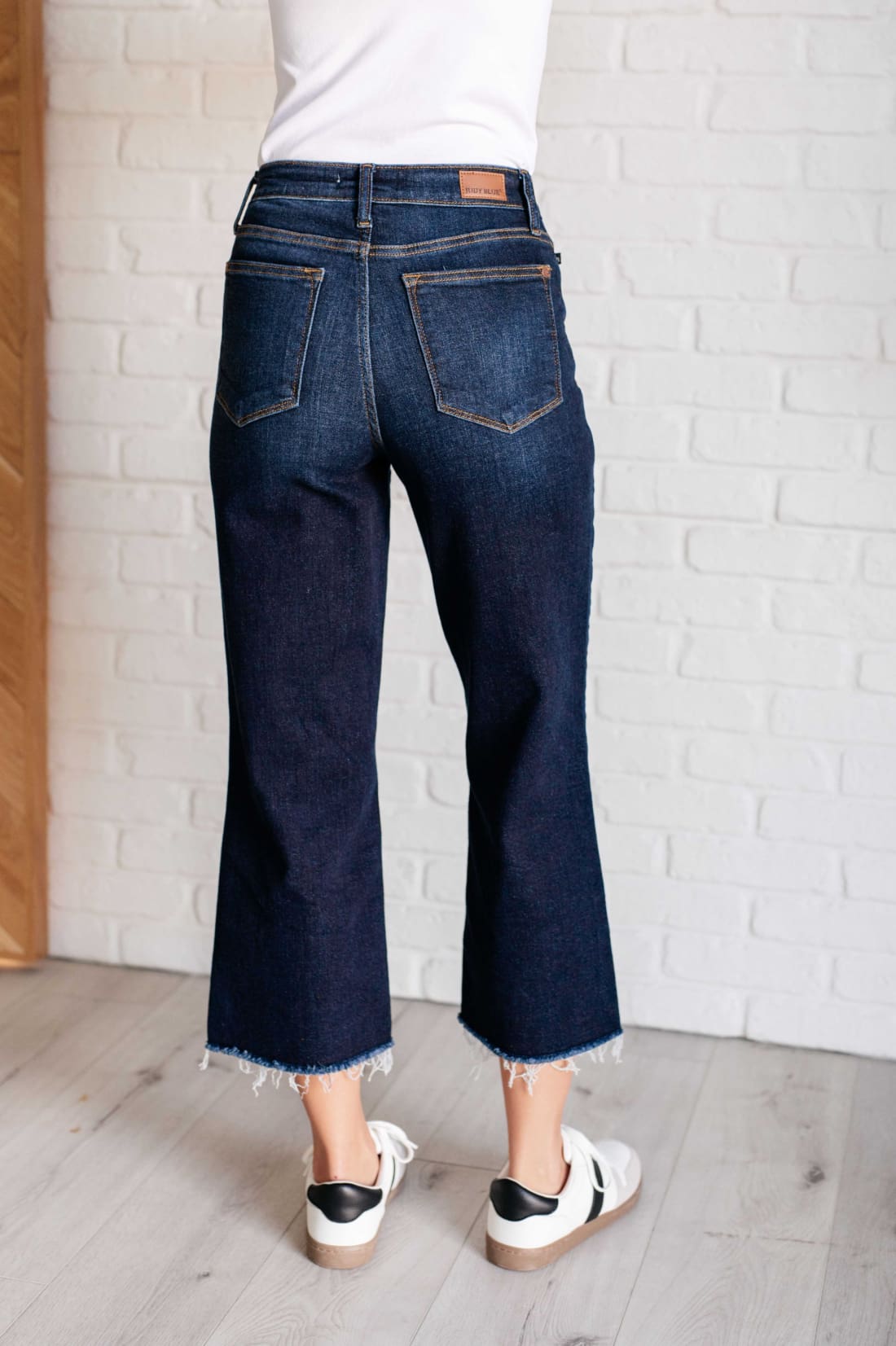 Madeline High Rise Cropped Wide Leg Jeans | Womens