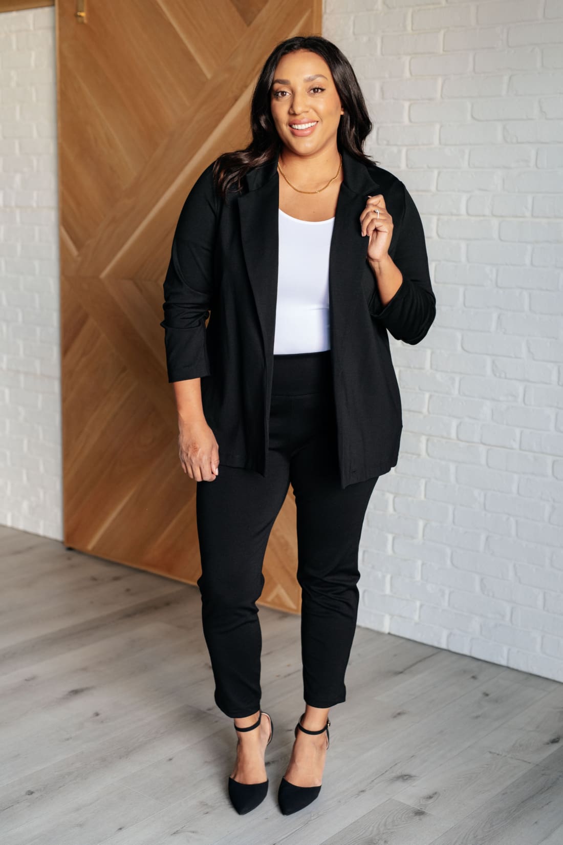 Magic 3/4 Blazer in Black | Jackets & Coats