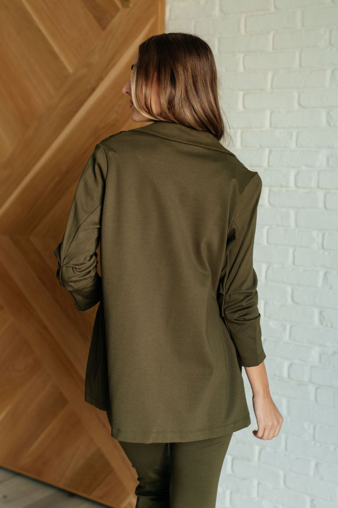 Magic 3/4 Blazer in Olive | Layers