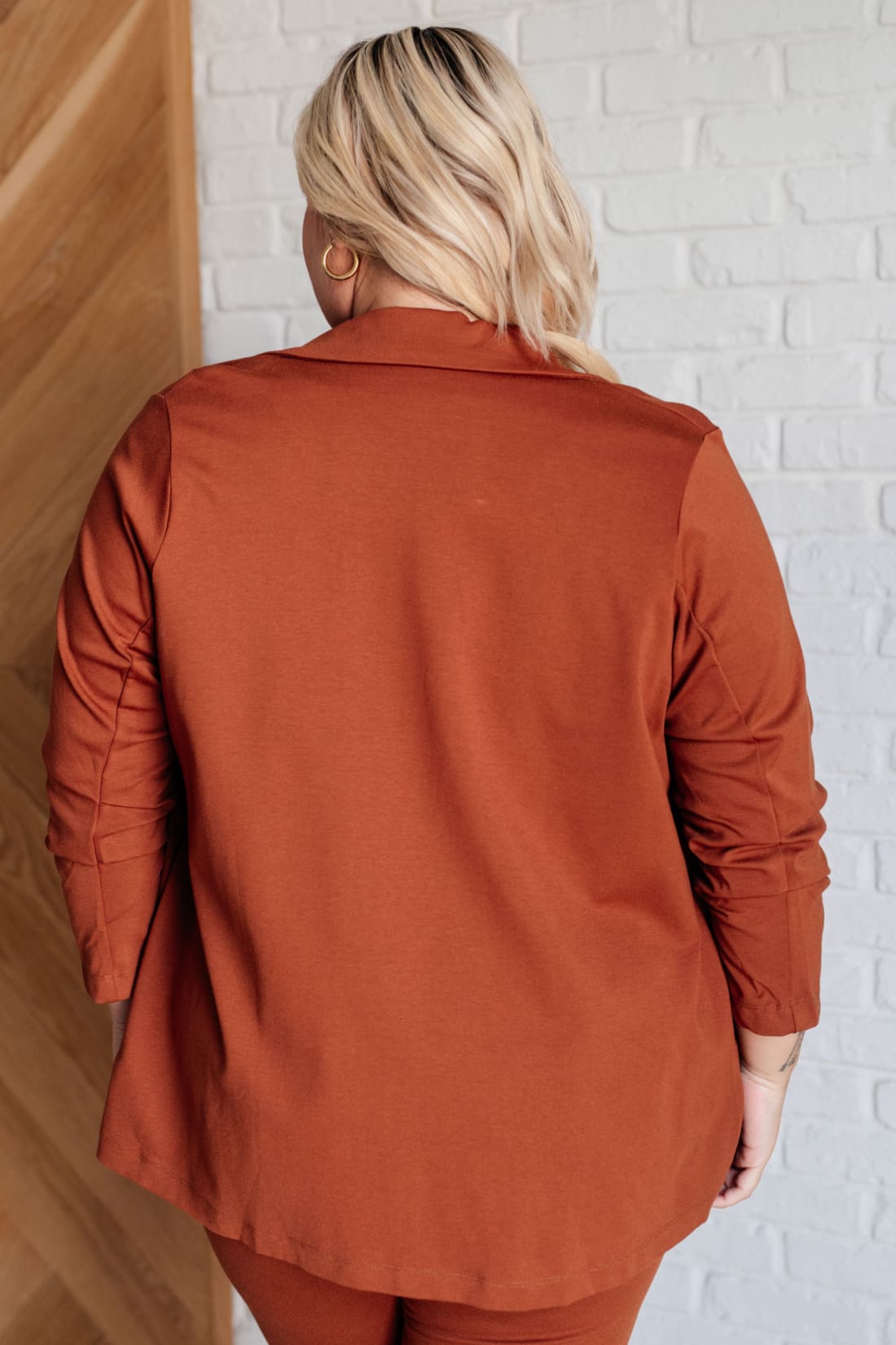 Magic 3/4 Blazer in Rust | Jackets & Coats