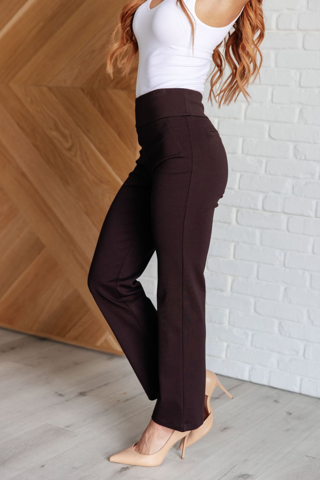 Magic Straight Pants in Chocolate | pants