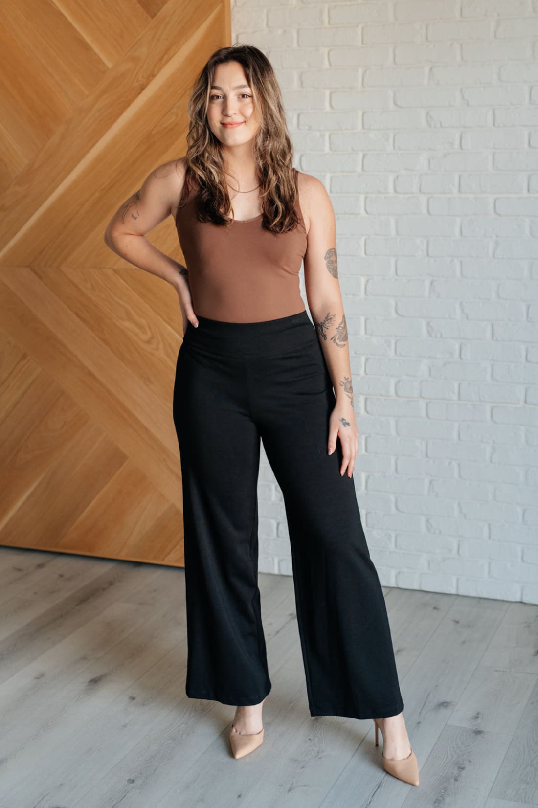 Magic Wide Leg Pants in Black | pants