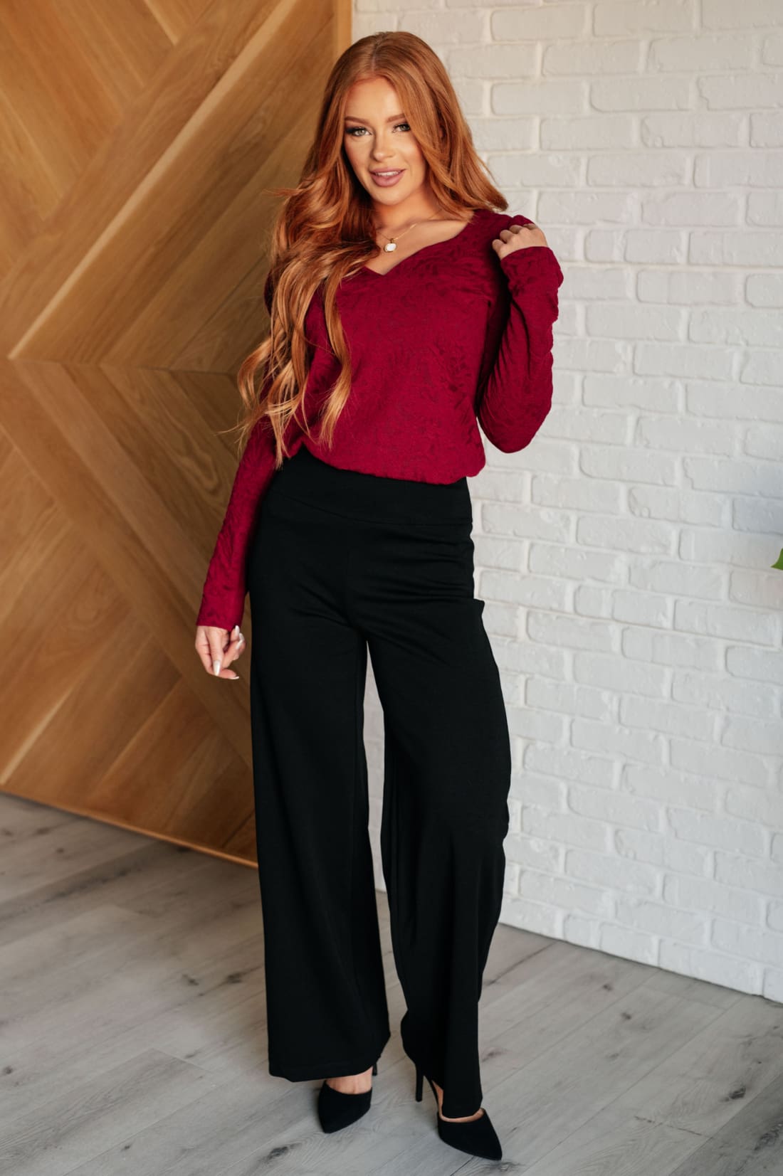 Magic Wide Leg Pants in Black | pants