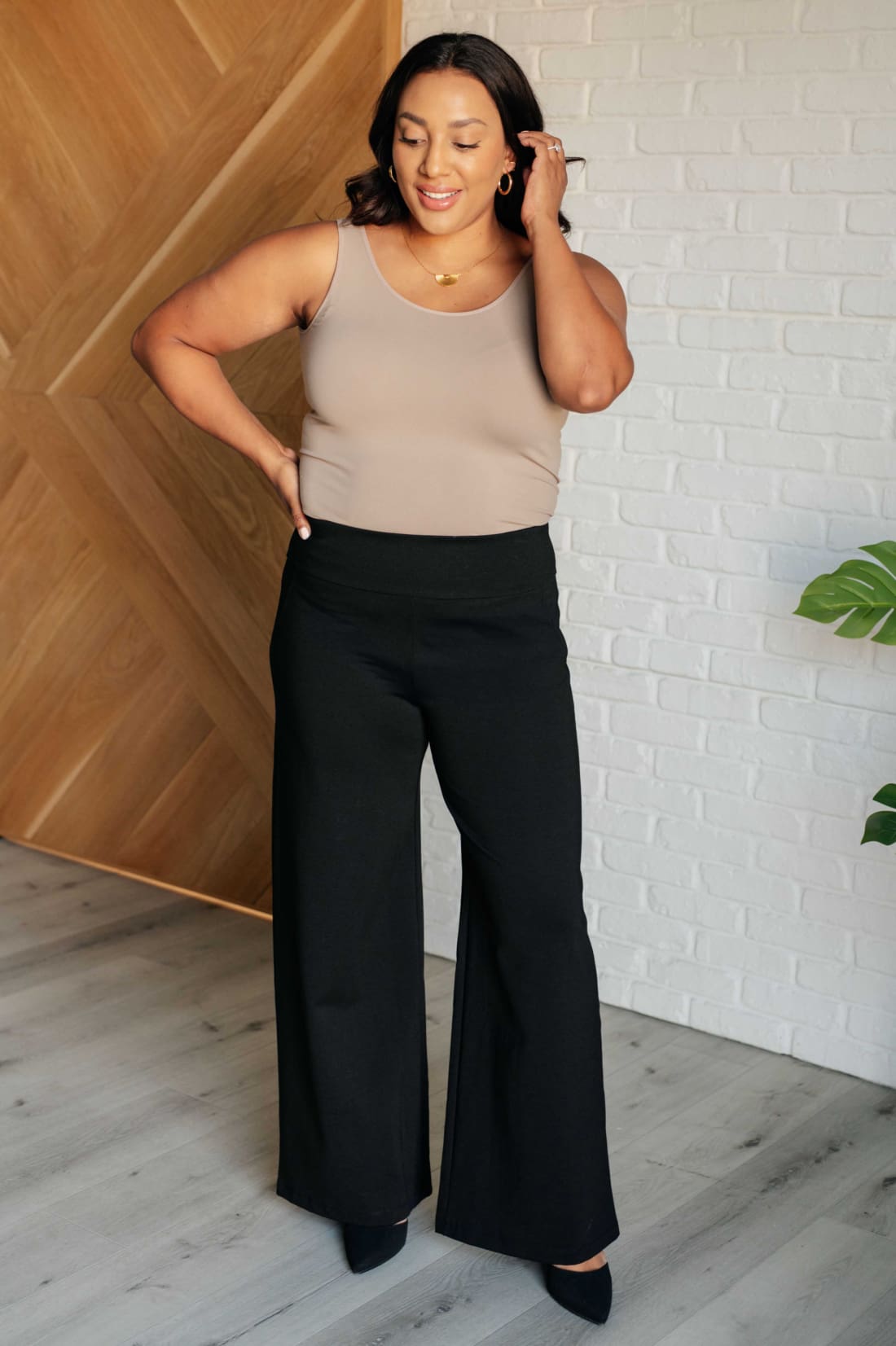 Magic Wide Leg Pants in Black | pants