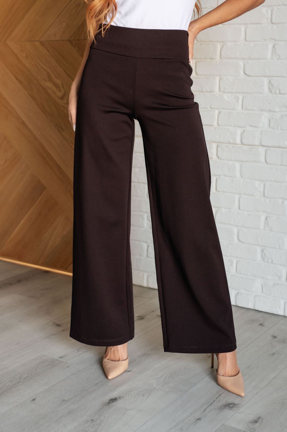 Magic Wide Leg Pants in Chocolate | Pants