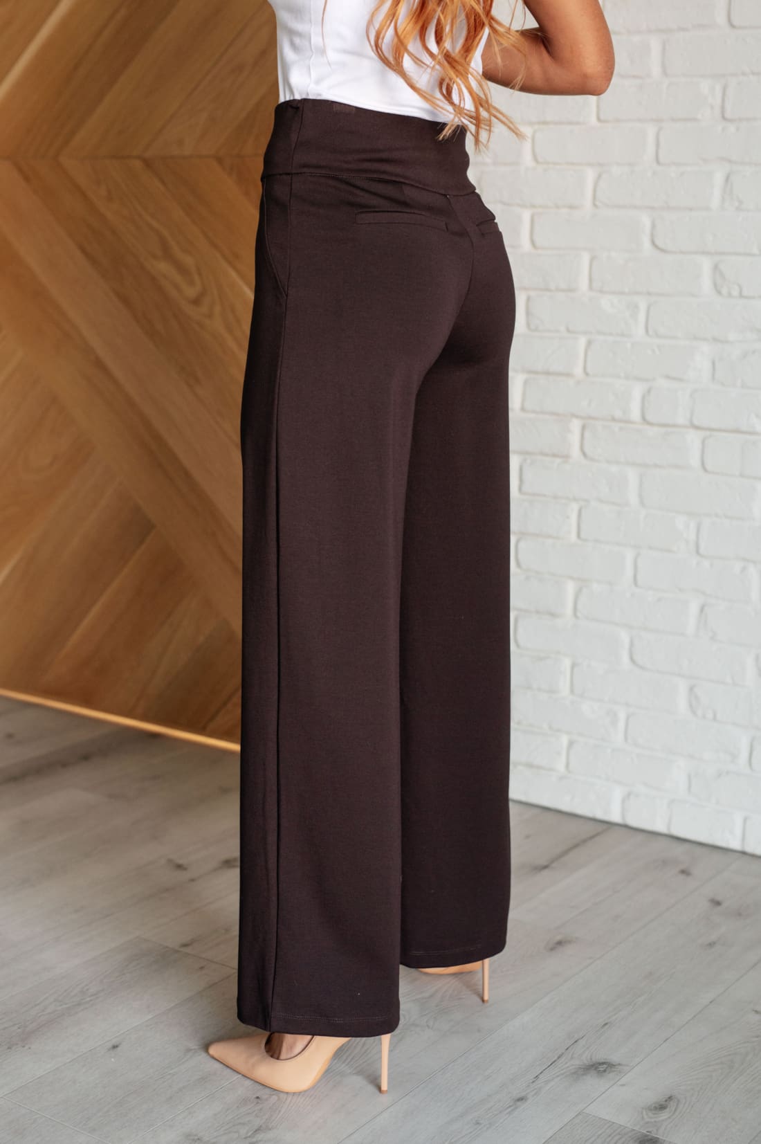 Magic Wide Leg Pants in Chocolate | Pants