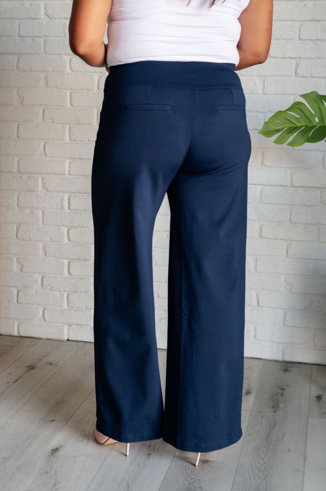 Magic Wide Leg Pants in Navy | Pants