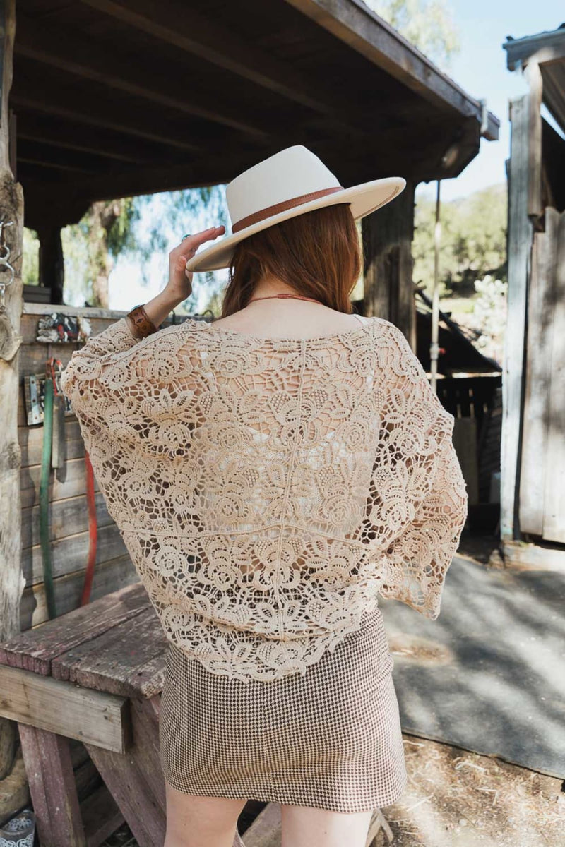 Magnolia Lace Tie Front Cover Up | Wrap