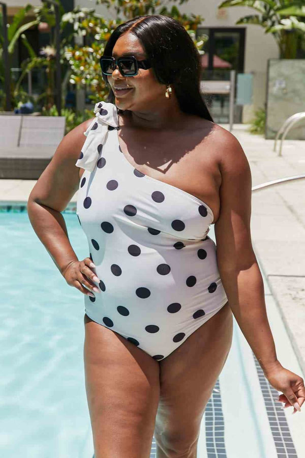Marina West Swim Deep End One-Shoulder One-Piece Swimsuit | One-Piece Swimsuit