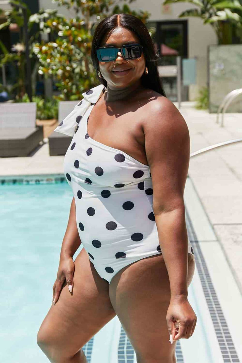 Marina West Swim Deep End One-Shoulder One-Piece Swimsuit | One-Piece Swimsuit