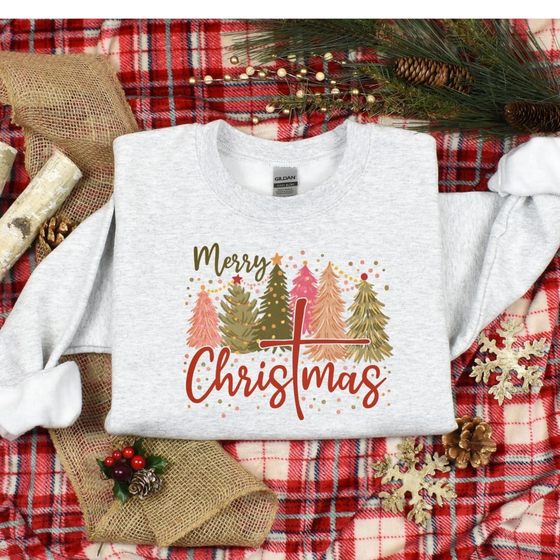 Merry Christmas Graphic Sweatshirt | Graphic Tees