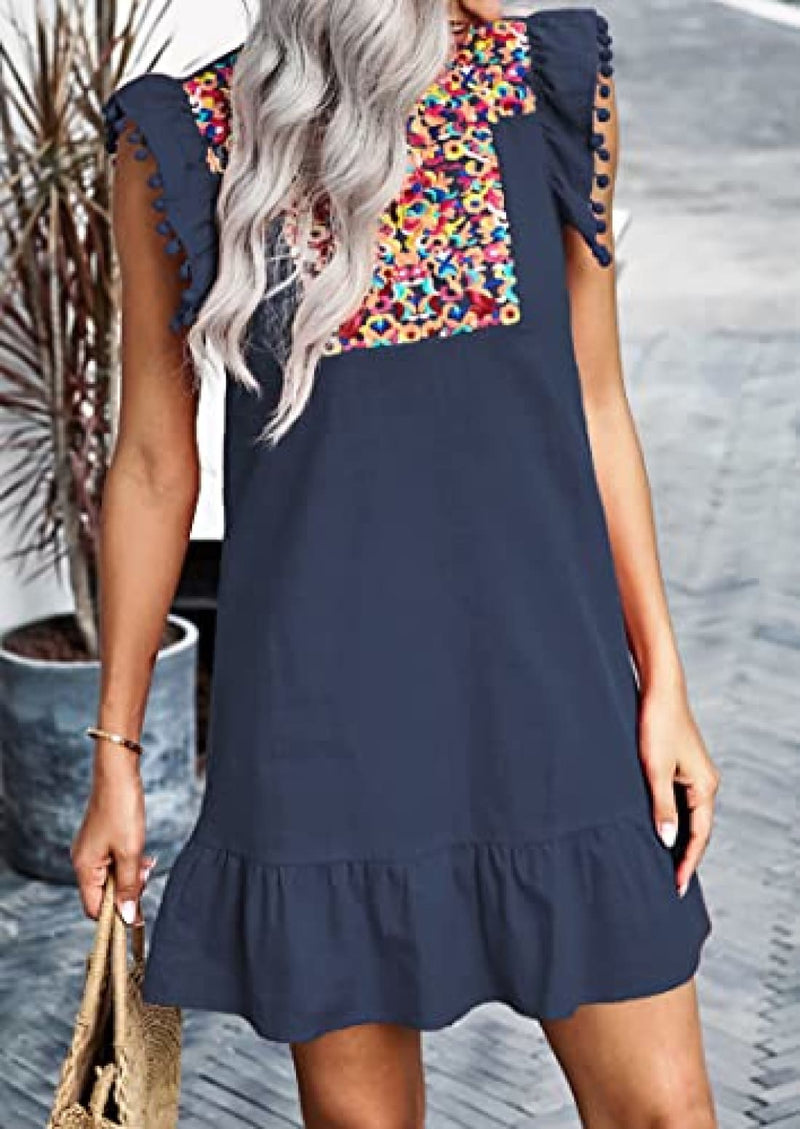 Mexican Inspired Embroidered Dress