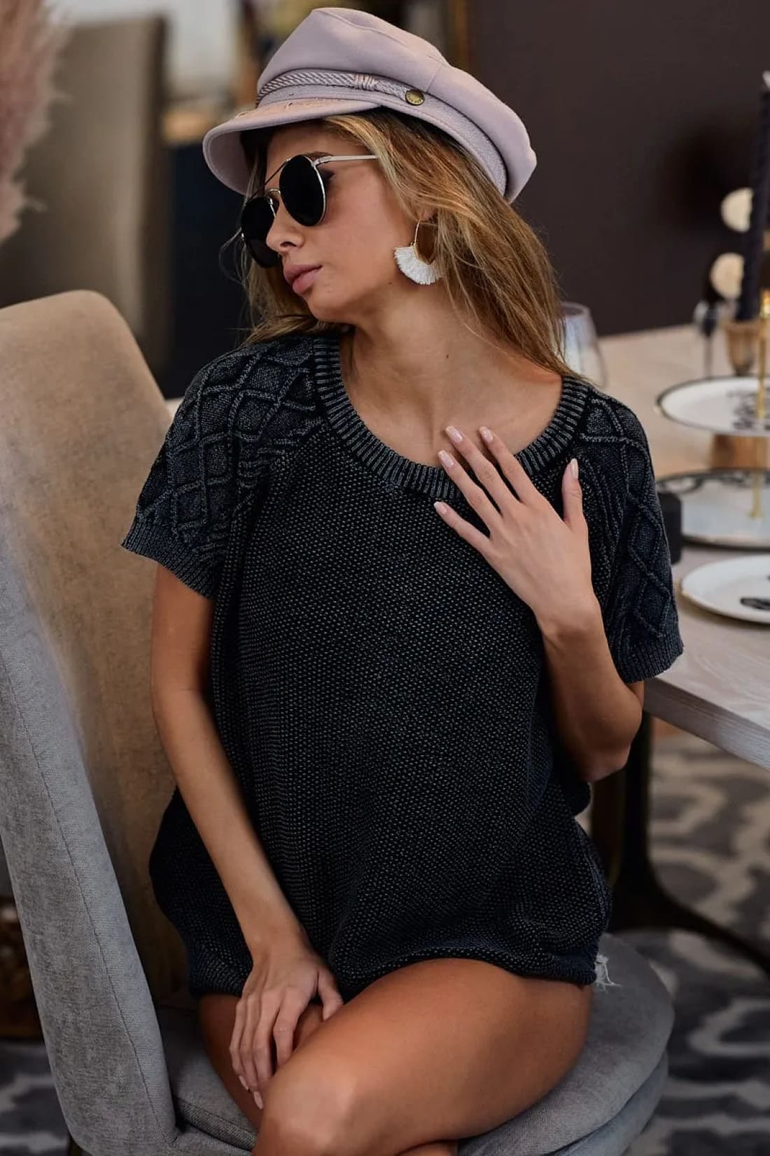 Mineral Washed Pull Over